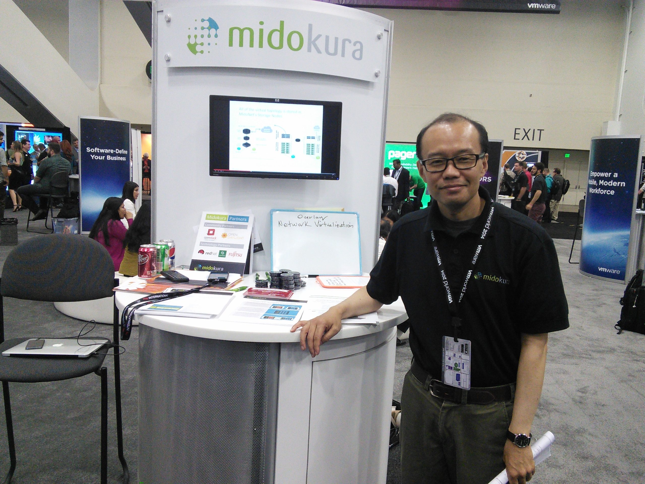 Midokura Director of Products Dan Conde at VMworld 2014
