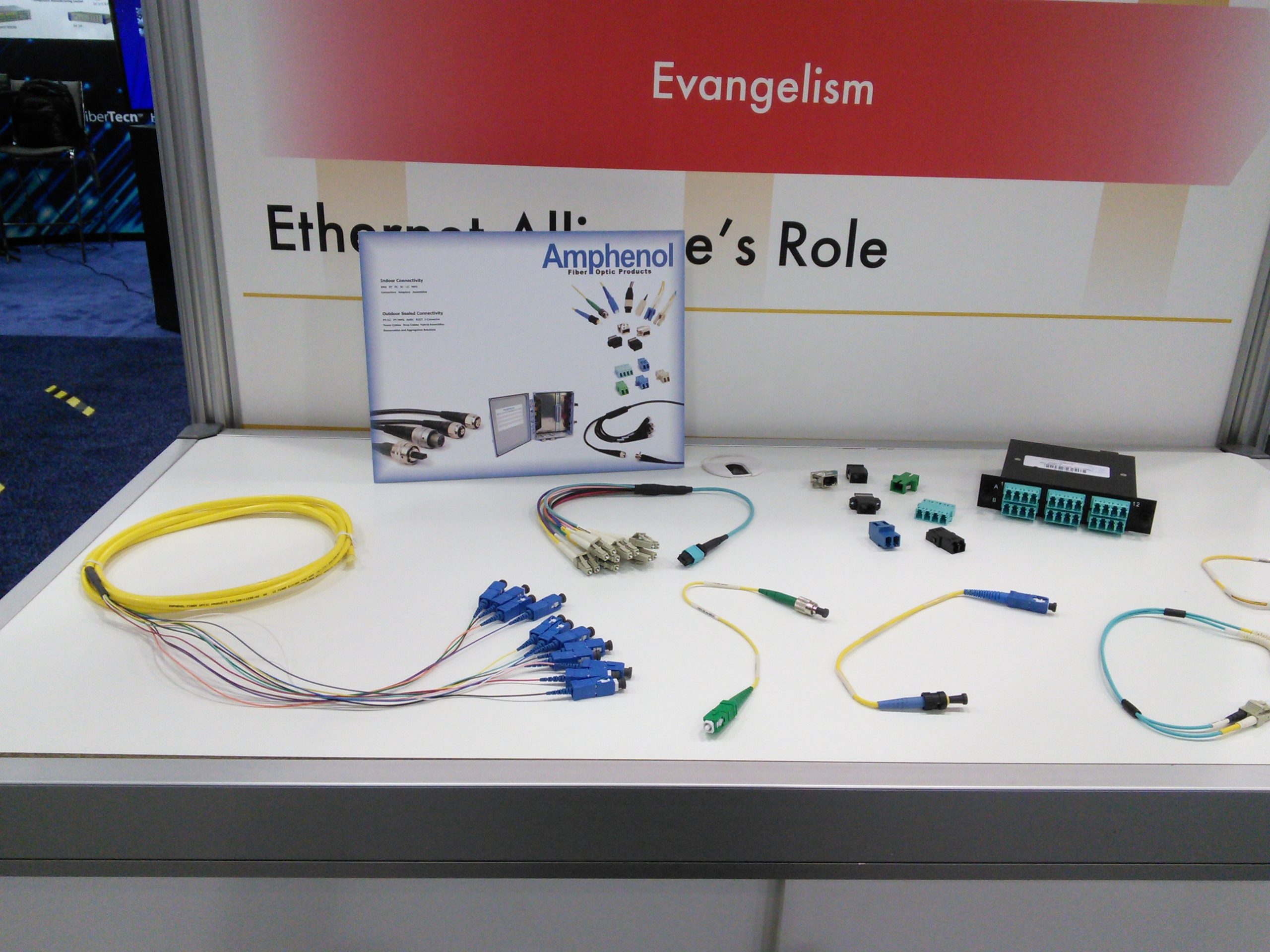 Ethernet Alliance OFC 2014 demonstration optical cabling