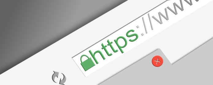 An Image of HTTPS protection to illustrate DNS encryption as a form of web and network security.