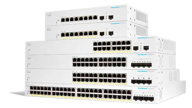Figure B. Cisco small business switches
